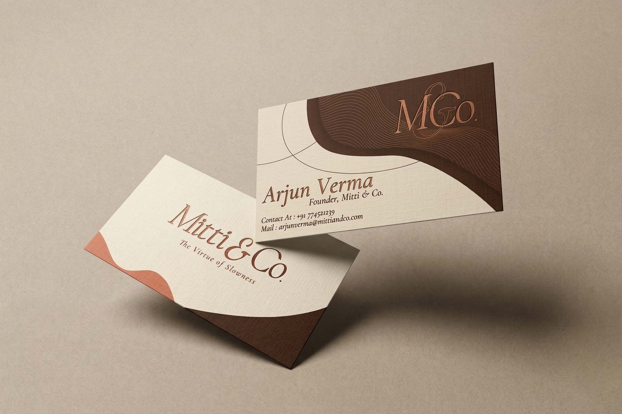 Mitti & Co. brand card
